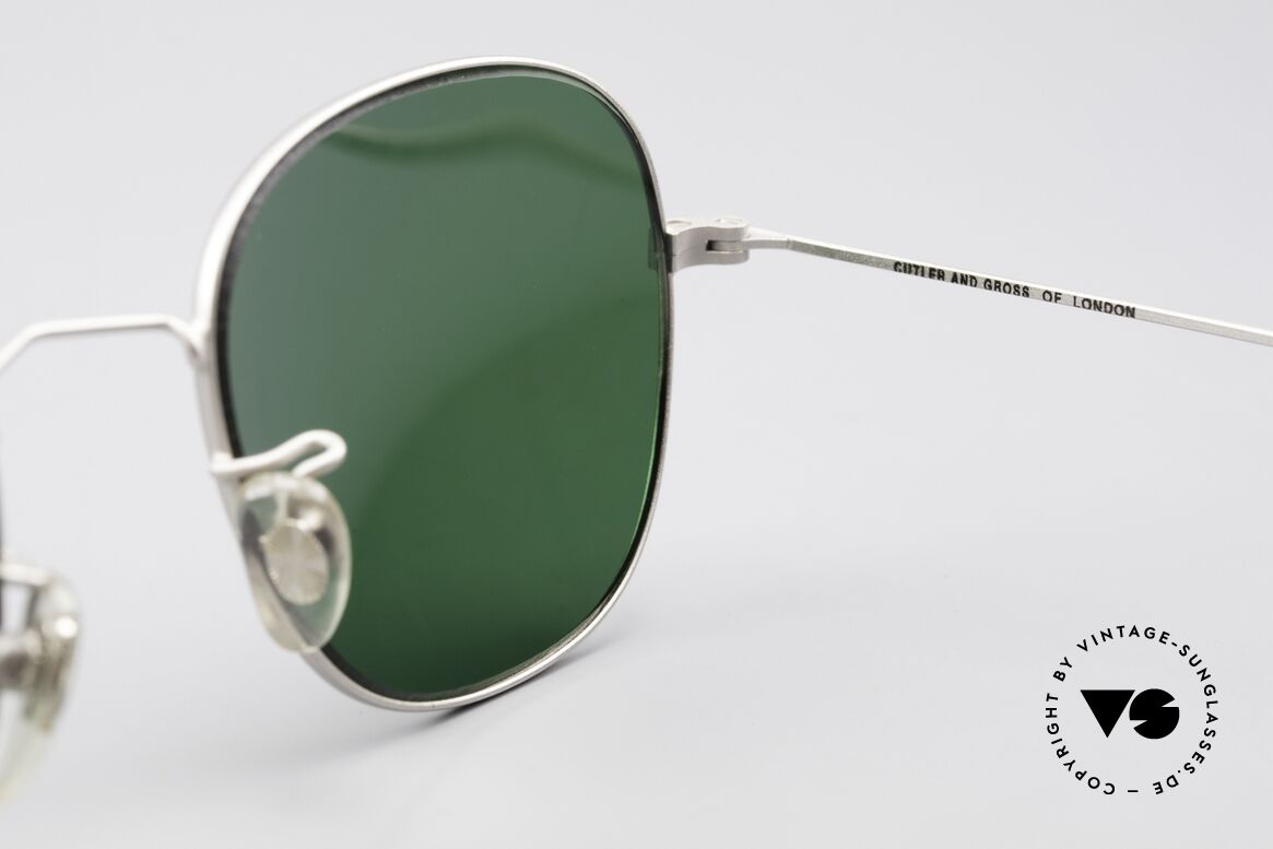 Cutler And Gross 0307 Classic Vintage Sunglasses, never worn; like all our vintage Cutler & Gross eyewear, Made for Men and Women