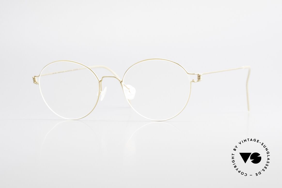 Lindberg Panto Air Titan Rim Classic Unisex Eyeglasses, LINDBERG Air Titanium Rim eyeglasses in size 48-18, Made for Men and Women