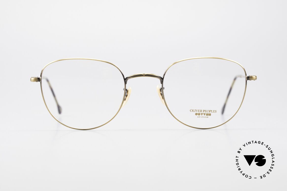 Oliver Peoples OP77AG Vintage 80's Frame Panto Style, 80's UNISEX (ladies/men) glasses by Oliver Peoples, Made for Men and Women