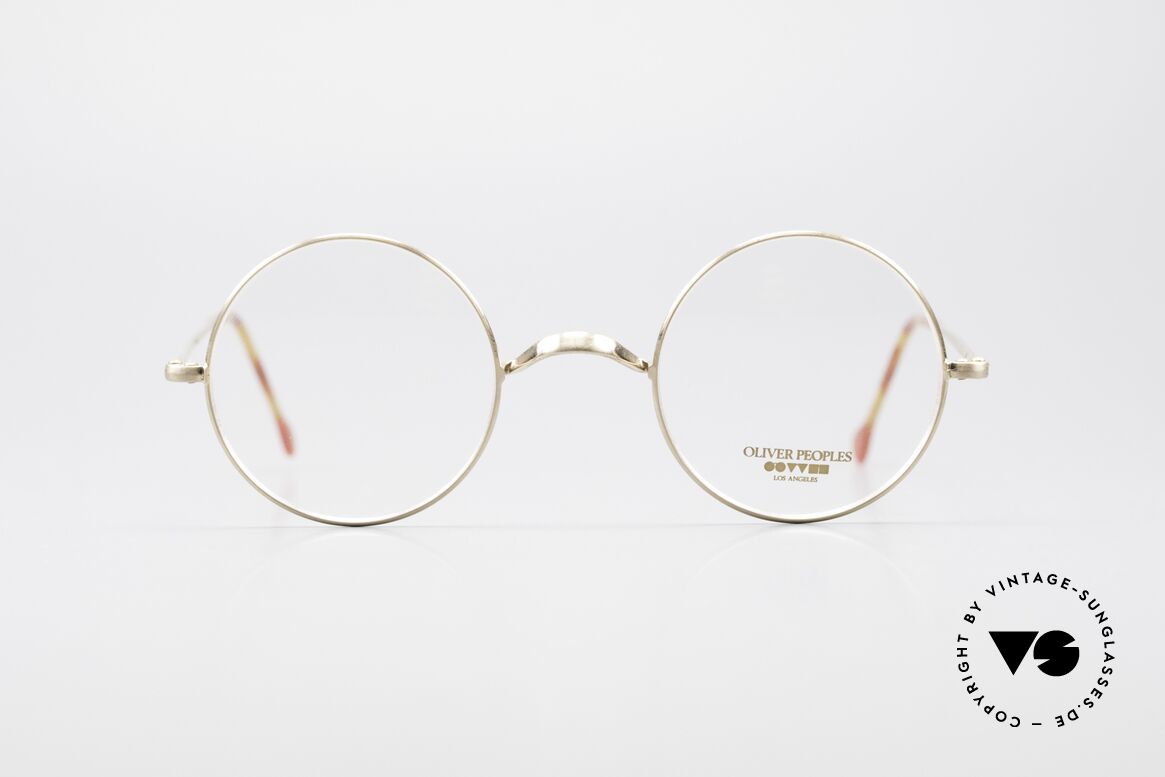 Oliver Peoples OP84BG Small Round Designer Glasses, vintage Oliver Peoples eyeglasses from the late 1990's, Made for Men and Women