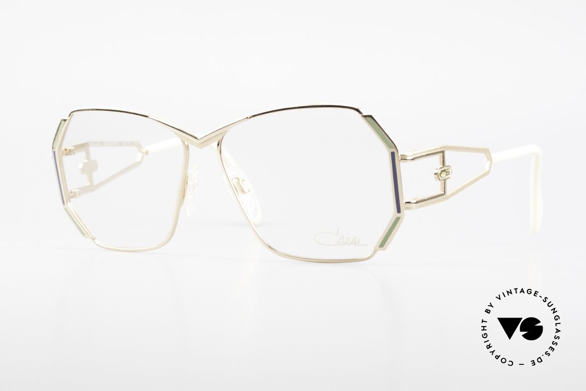 Cazal 225 Old School HipHop Frame 80's, striking VINTAGE designer eyeglass-frame by CAZAL, Made for Women