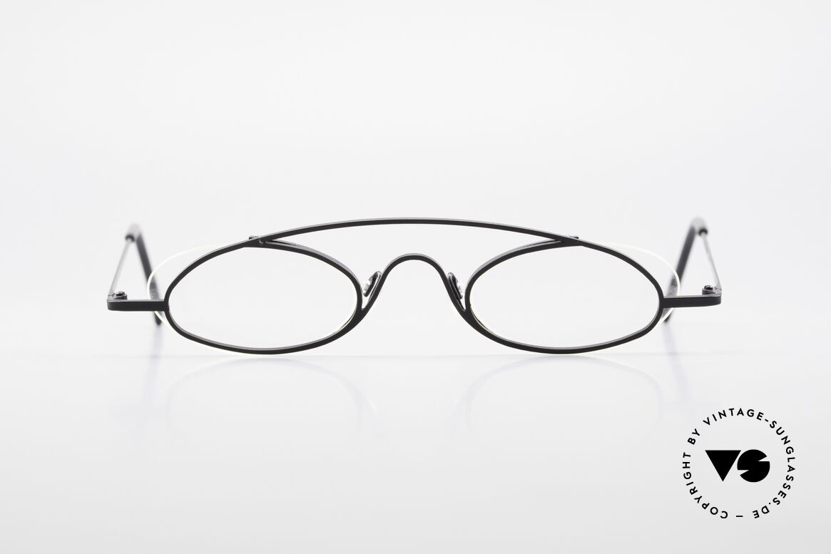 Theo Belgium Hababa Rimless Rimmed Frame 90's, vintage THEO Belgium eyeglass-frame from app. 1997, Made for Men and Women