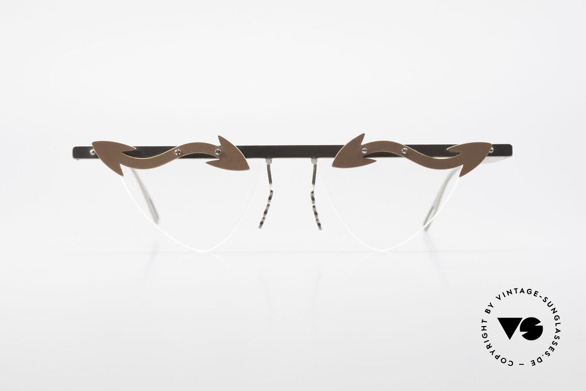 Theo Belgium Tita II Heart Shaped Eyeglasses Titan, Theo Belgium: the most self-willed brand in the world, Made for Women