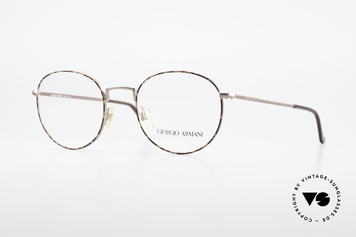 Giorgio Armani 231 80's Panto Frame No Retro, panto GIORGIO ARMANI vintage designer eyeglasses, Made for Men and Women