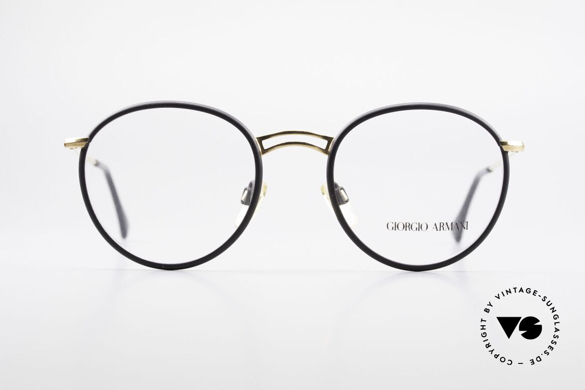 Giorgio Armani 152 Classic Round Vintage Frame, more 'classic' isn't possible (famous 'PANTO'-design), Made for Men