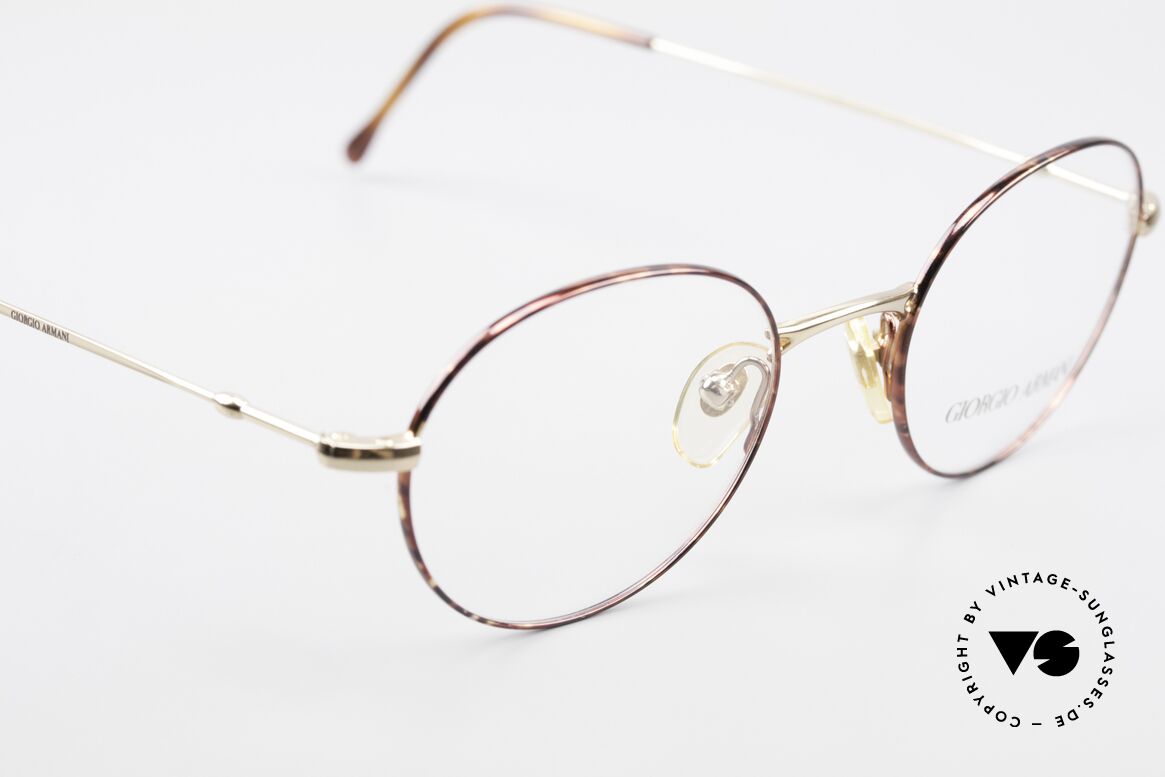 Giorgio Armani 252 Oval Vintage Eyeglasses 90's, NO RETRO EYEWEAR, but a 25 years old Original, Made for Men and Women