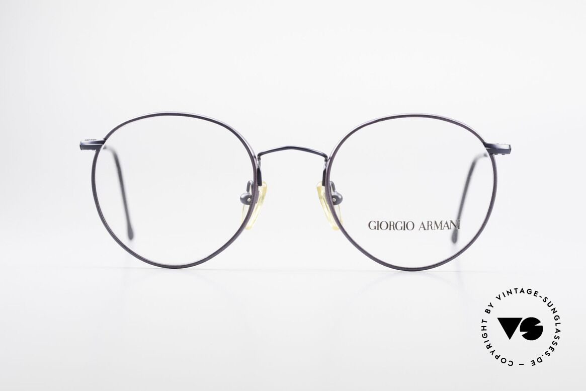 Giorgio Armani 253 Panto Vintage Frame Classic, timeless vintage Giorgio Armani designer eyeglasses, Made for Men