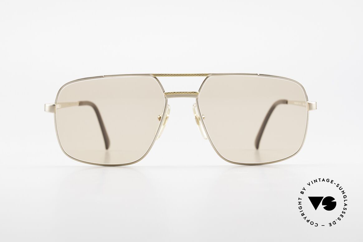 Dunhill 6068 Gold Plated Frame Changeable, LUXURY vintage sunglasses by A. DUNHILL from 1987, Made for Men