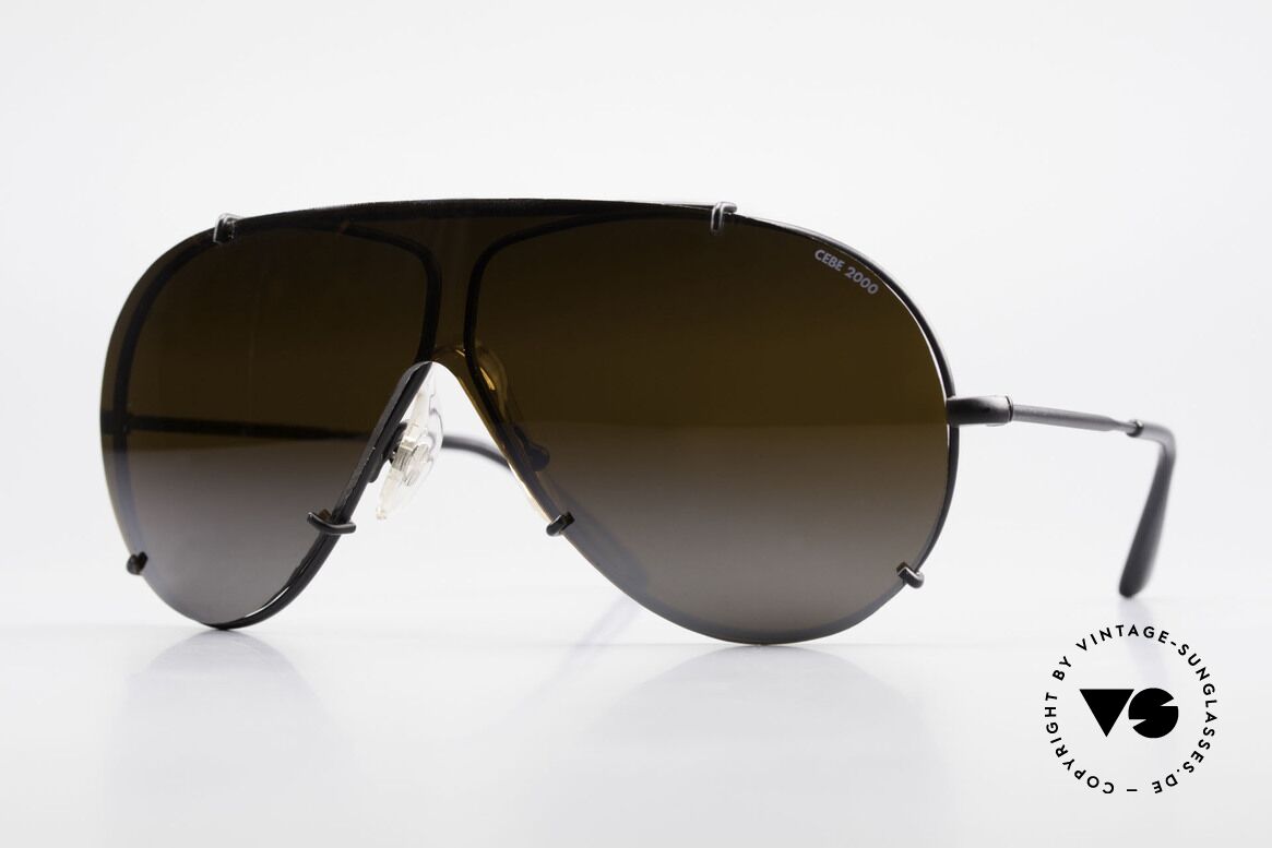 Cebe 2000 Rare Ral­lye Sports Sunglasses, vintage CEBE sports shades - made for extreme purpose, Made for Men