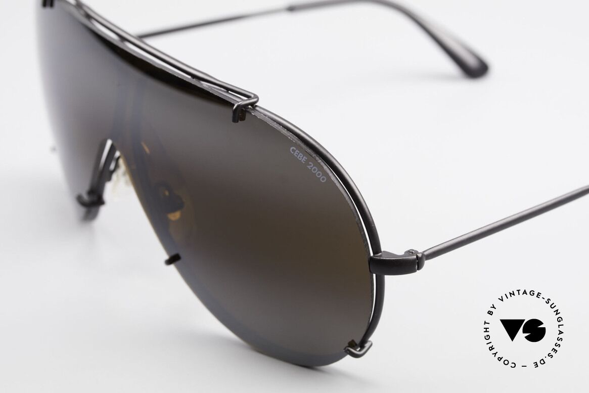 Cebe 2000 Rare Ral­lye Sports Sunglasses, the frame could be glazed with prescription lenses, too, Made for Men
