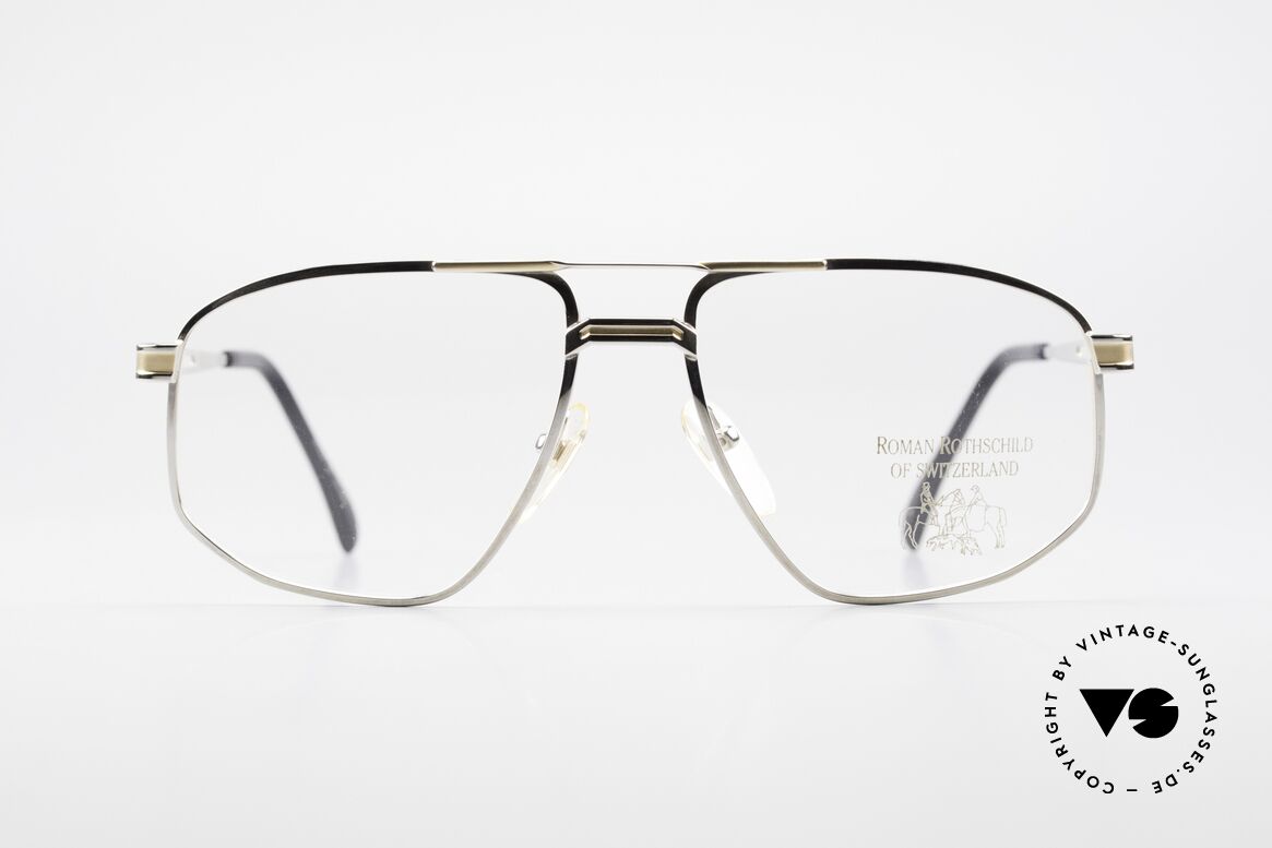 Roman Rothschild R11 Palladium Finish 18kt Gold, all frames by Rothschild are 18Kt or 20Kt gold-plated, Made for Men