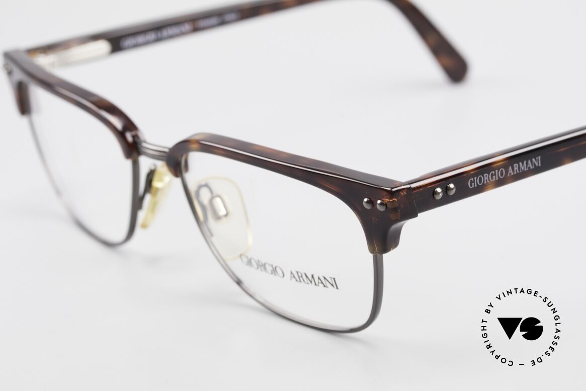 Giorgio Armani 381 Vintage Specs Clubmaster Style, unworn (like all our vintage Giorgio Armani eyewear), Made for Men