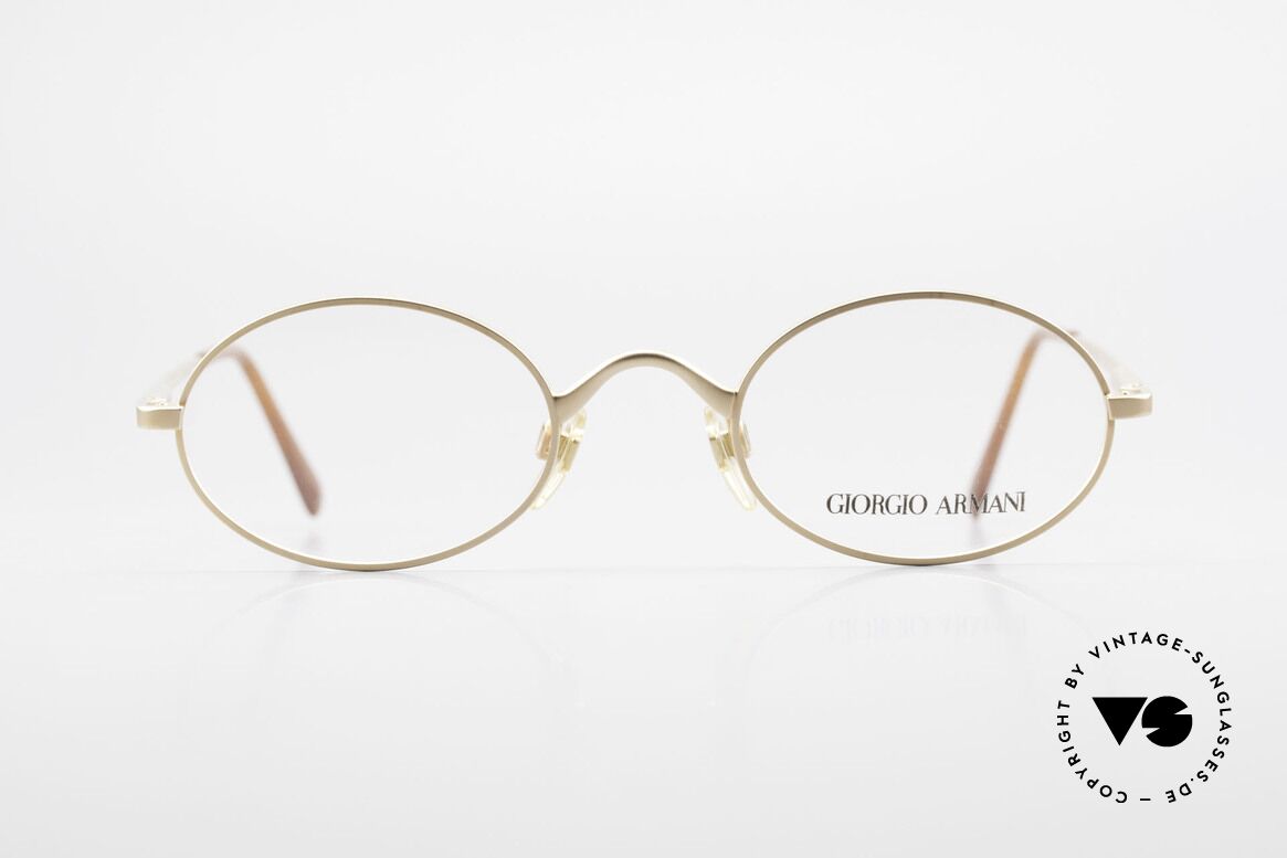 Giorgio Armani 122 Oval Vintage Designer Frame, timeless Giorgio ARMANI vintage designer eyeglasses, Made for Men and Women