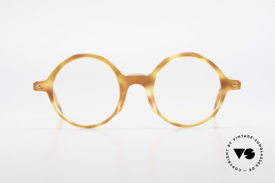 Giorgio Armani 319 Old 1980's Eyeglasses Round, round frame design with interesting 'tortoise' pattern, Made for Men and Women
