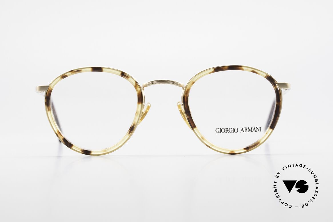Giorgio Armani 159 Panto Glasses Windsor Rings, timeless vintage Giorgio Armani designer eyeglasses, Made for Men