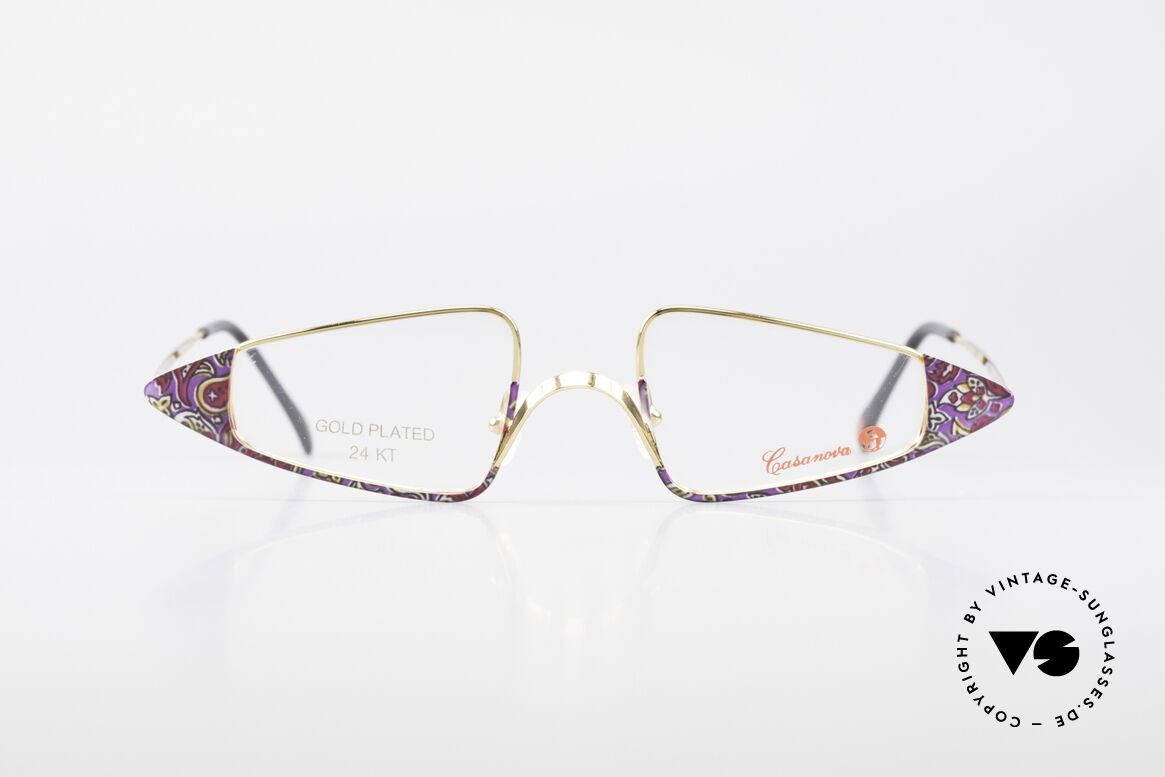 Casanova FC15 24kt Gold Plated Reading Specs, distinctive Venetian design in style of the 18th century, Made for Women