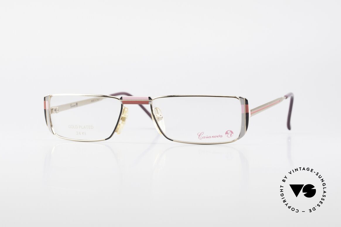 Casanova NM3 Gold Plated Reading Glasses, striking vintage 1980's Casanova reading eyeglasses, Made for Women