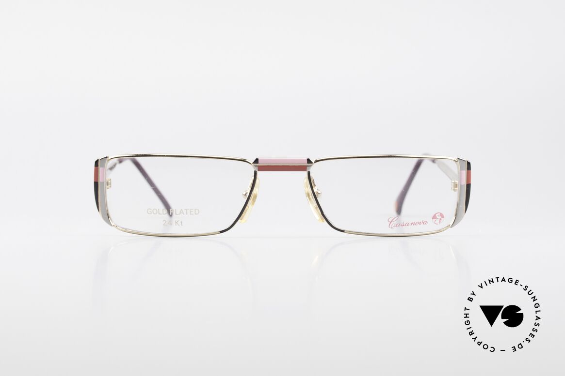Casanova NM3 Gold Plated Reading Glasses, striking vintage 1980's Casanova reading eyeglasses, Made for Women