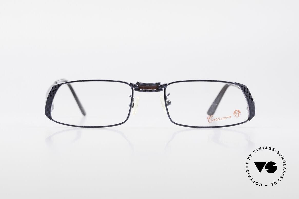 Casanova LC70 Old Vintage Designer Frame, eye-catching Casanova vintage glasses of the 1990's, Made for Men and Women