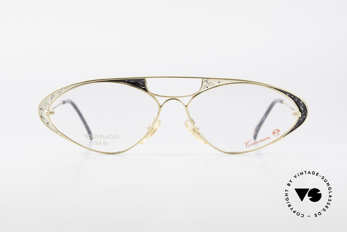 Casanova LC8 80's Vintage Ladies Eyeglasses, fantastic combination of color, shape & functionality, Made for Women