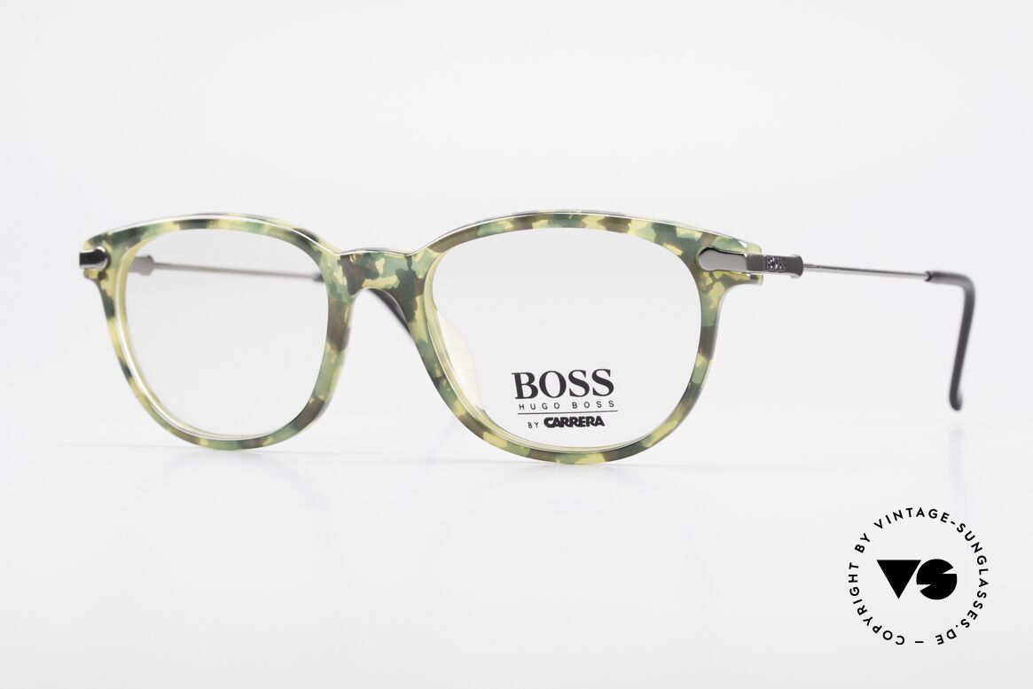 BOSS 5115 Camouflage Vintage Eyeglasses, striking BOSS vintage designer eyewear of the 90's, Made for Men