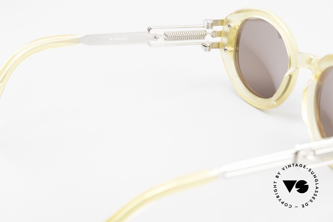 Jean Paul Gaultier 56-5203 90's Steampunk Shades Oval, Size: large, Made for Men and Women
