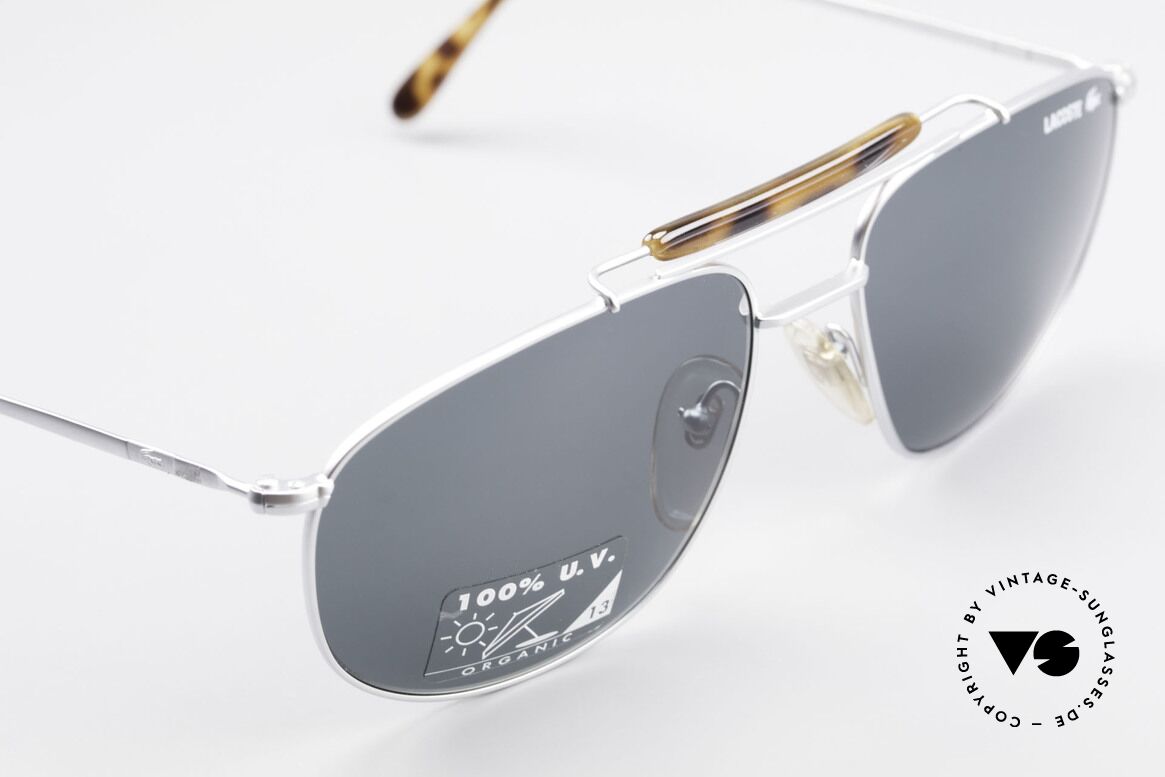 Lacoste 149 Titanium Sports Sunglasses, unworn (like all our vintage Lacoste sunglasses), Made for Men