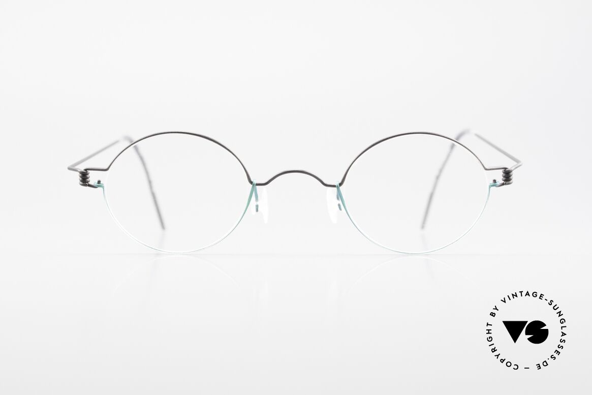 Lindberg Corona Air Titan Rim Small Round Titanium Frame, LINDBERG Air Titanium Rim eyeglasses in size 40-22, Made for Men and Women