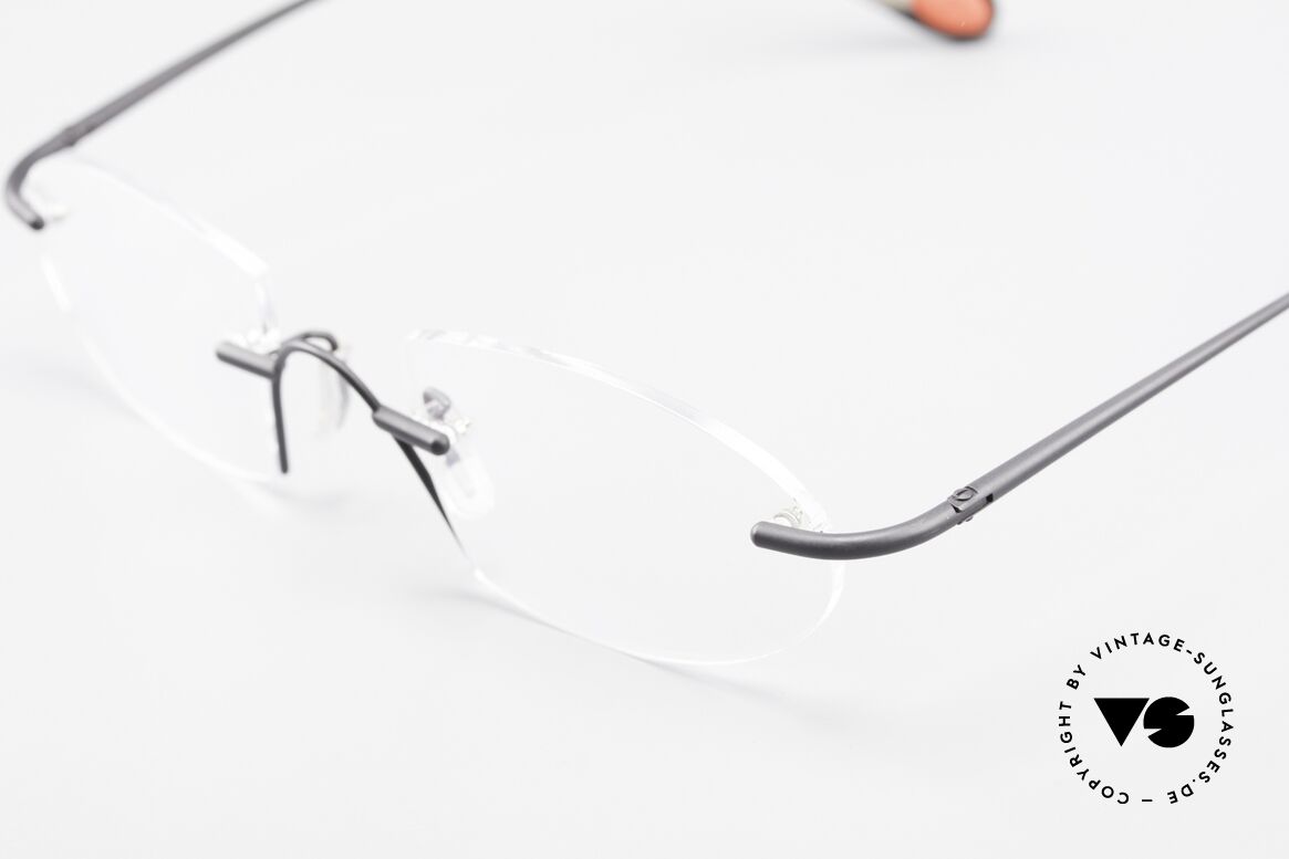 Bugatti 357 Odotype Rimless Designer Frame Men, RIMLESS eyeglasses with special lens shape, Made for Men