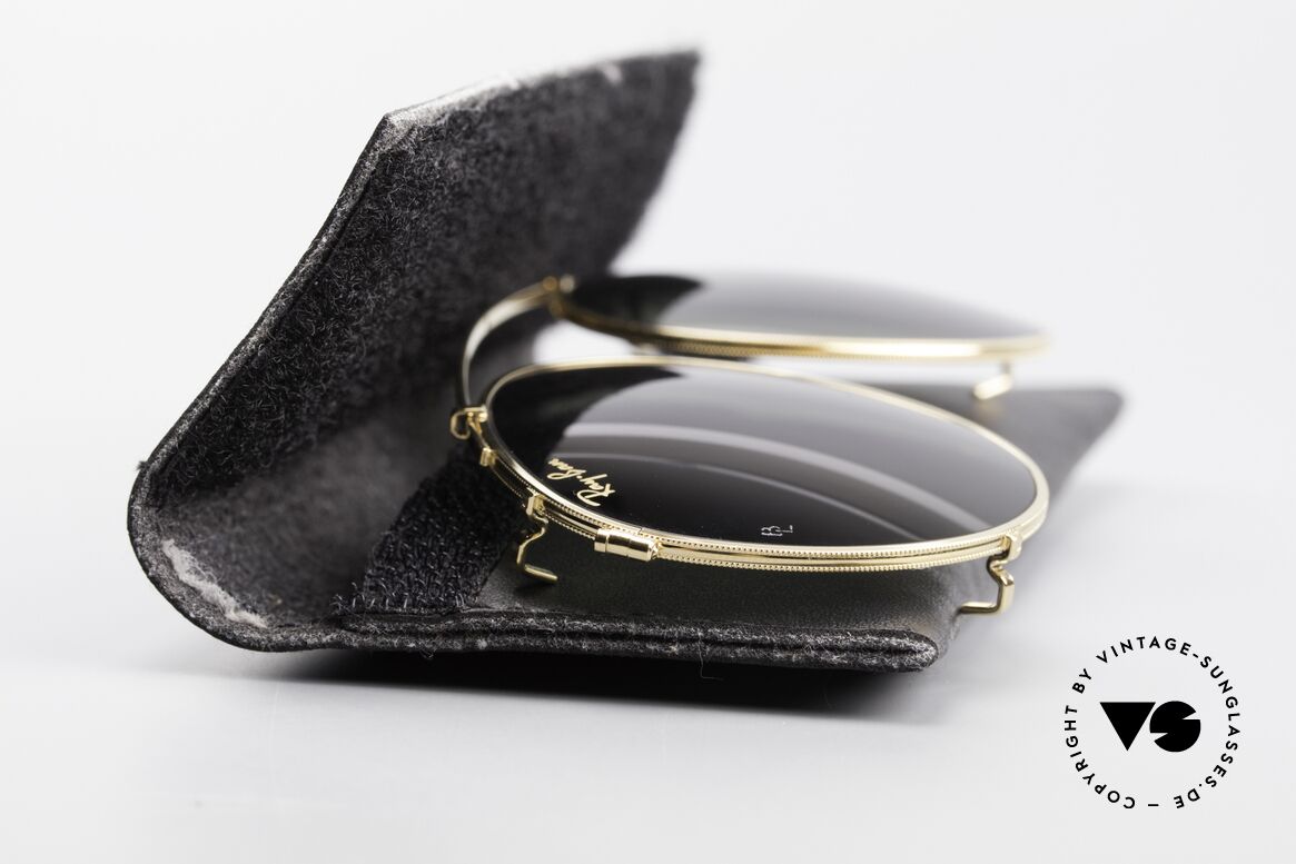 Ray Ban Round Metal 49 Clip On B&L USA Mineral Sun Lenses, orig. Clip-On for the old model'Round Metal 49mm', Made for Men and Women
