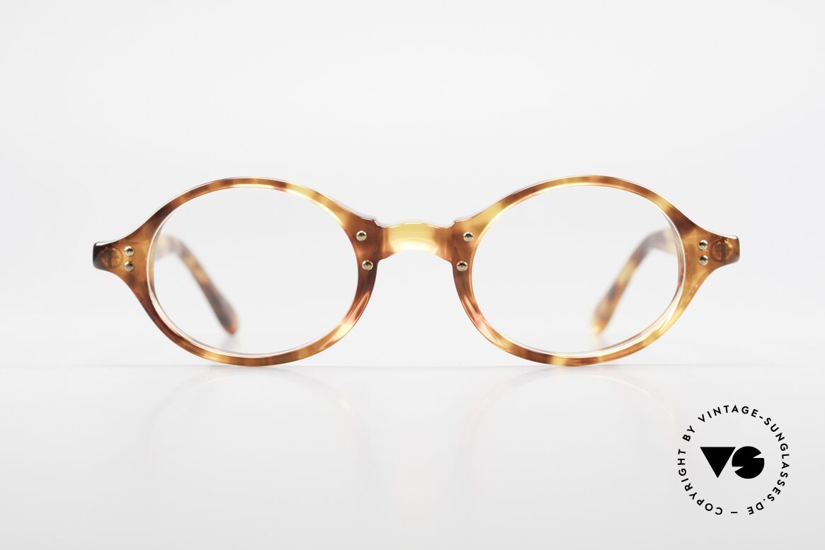 Giorgio Armani 342 Small Oval 90s Eyeglass-Frame, vintage designer eyeglass-frame by GIORGIO Armani, Made for Men and Women