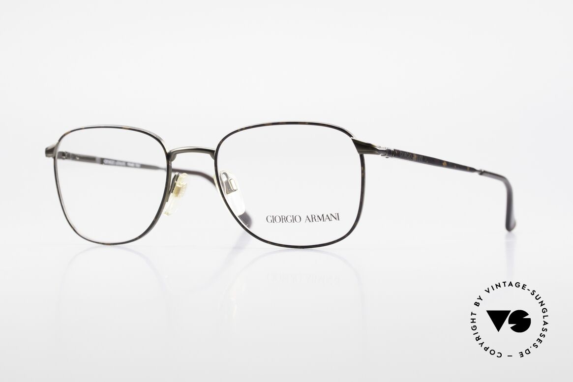 Giorgio Armani 236 Square Panto Vintage Frame, timeless vintage Giorgio Armani designer eyeglasses, Made for Men