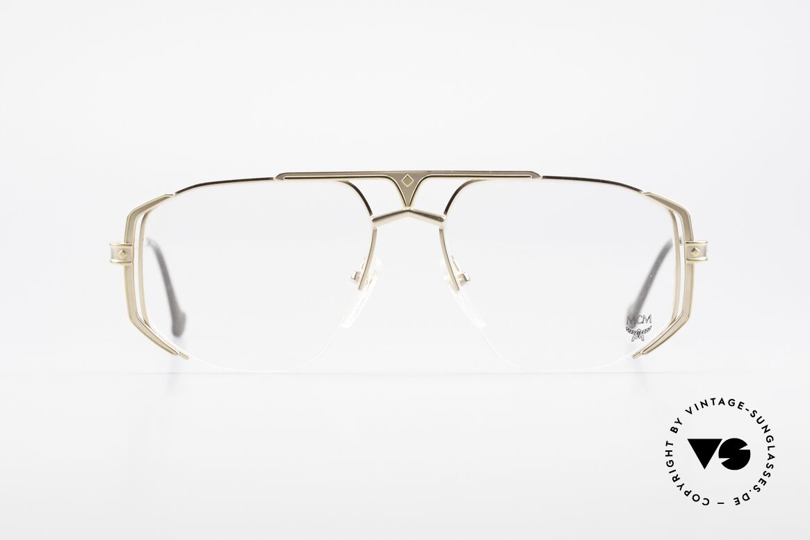 MCM München 5 Titanium Eyeglasses Large, LARGE designer glasses by MCM from the early 1990's, Made for Men
