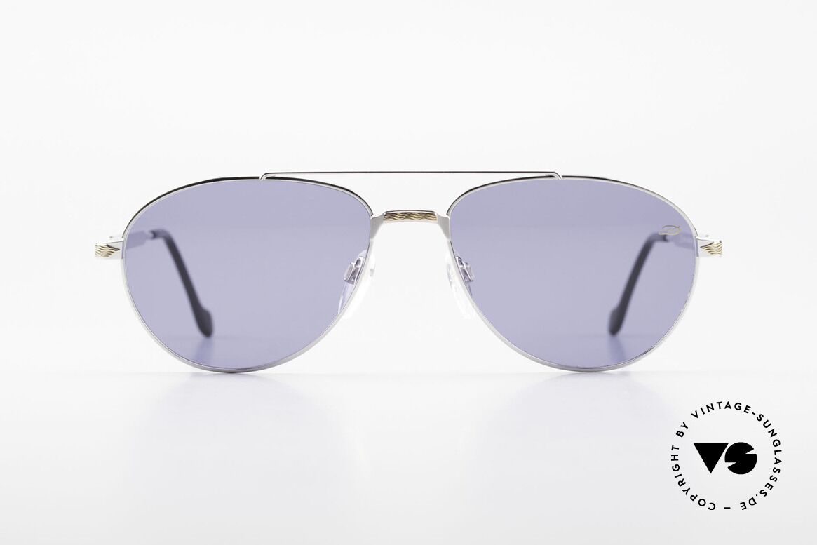 S.T. Dupont D069 Gold Plated Aviator Shades, very exclusive S.T.Dupont Paris sunglasses, XL size 60°17, Made for Men