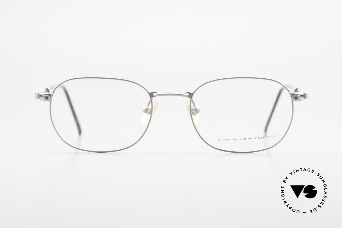 Yohji Yamamoto 51-4113 Titanium Designer Eyeglasses, rather a plain design by the Japanese fashion designer, Made for Men and Women