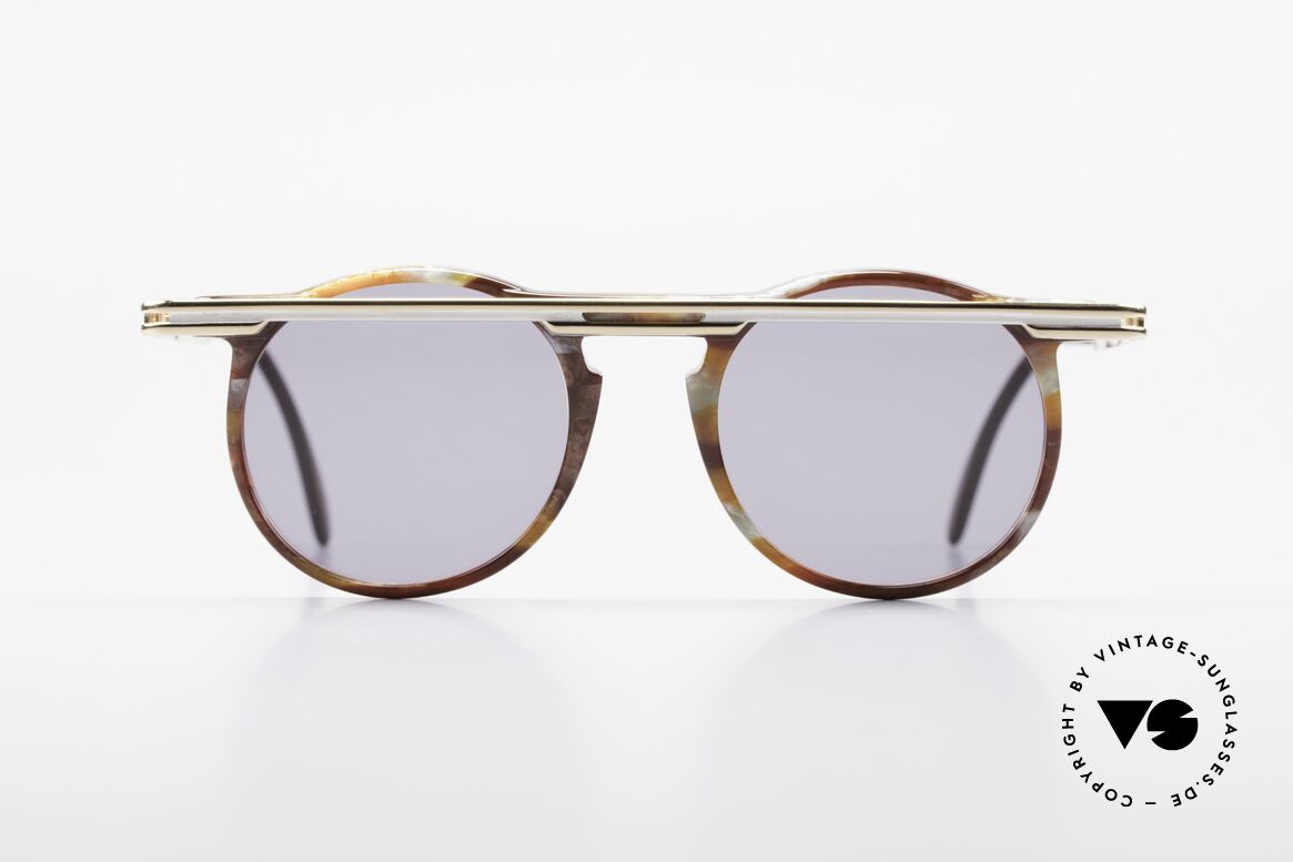 Cazal 648 Cari Zalloni Round Shades 90s, extraordinary CAZAL vintage sunglasses from 1990, Made for Men and Women