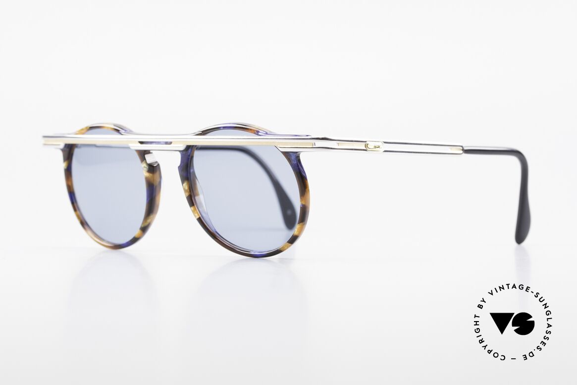 Cazal 648 Old Cari Zalloni Sunglasses, extroverted frame construction with unique coloring, Made for Men and Women