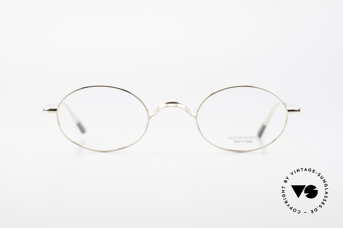 Oliver Peoples Gallagher Vintage Glasses Oval Round, vintage Oliver Peoples eyeglasses from the late 90's, Made for Men and Women