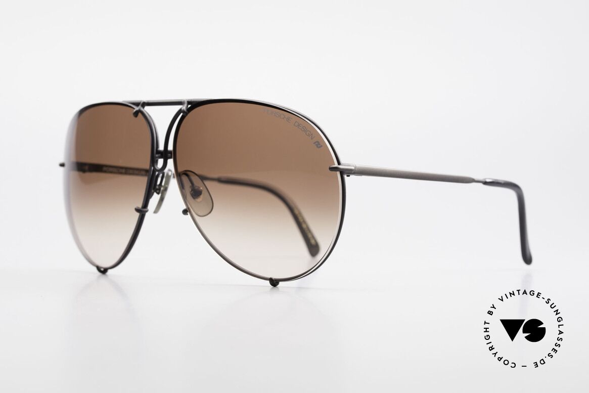 Porsche 5623 True 80's Aviator Sunglasses, the legend with interchangeable lenses - true vintage, Made for Men and Women