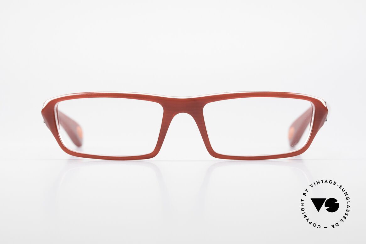 Bugatti 470 Dark Red Designer Eyeglasses, classic high-tech eyeglass-frame by BUGATTI, Made for Men