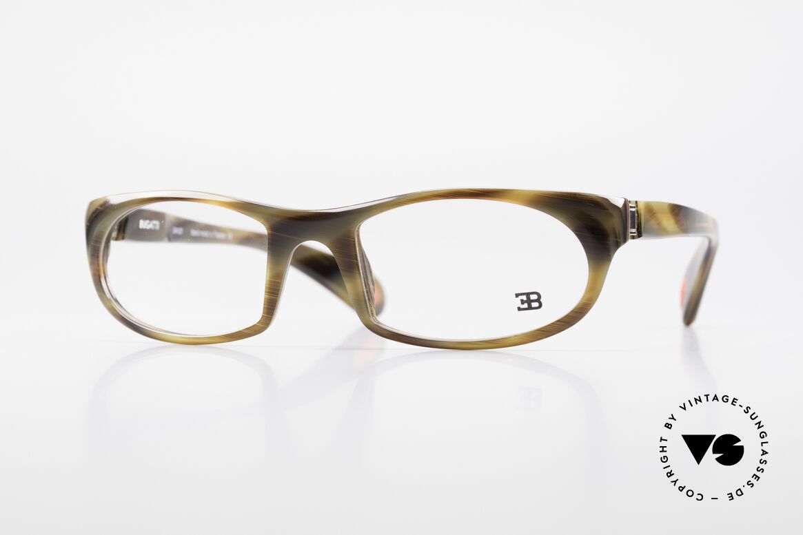 Bugatti 326 Odotype True Vintage Eyeglass-Frame, sporty BUGATTI high-tech eyeglass-frame, Made for Men