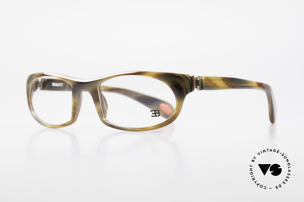 Bugatti 326 Odotype True Vintage Eyeglass-Frame, ergonomic frame with 180°-spring hinges!, Made for Men