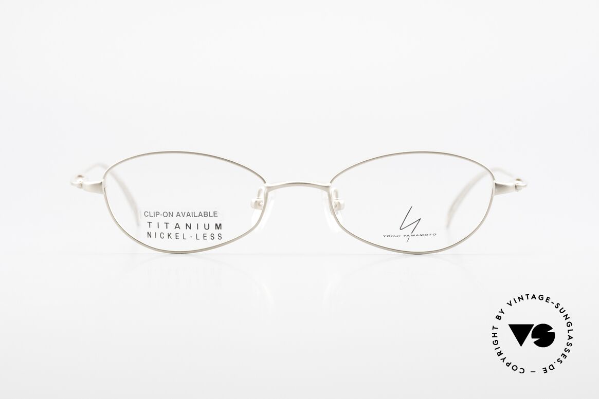 Yohji Yamamoto 52-9011 Clip On Titanium Frame GP, Size: large, Made for Men and Women