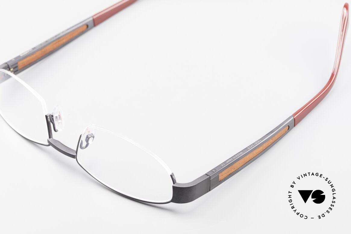 Bugatti 520 Padouk Wood Titanium Frame, Size: medium, Made for Men