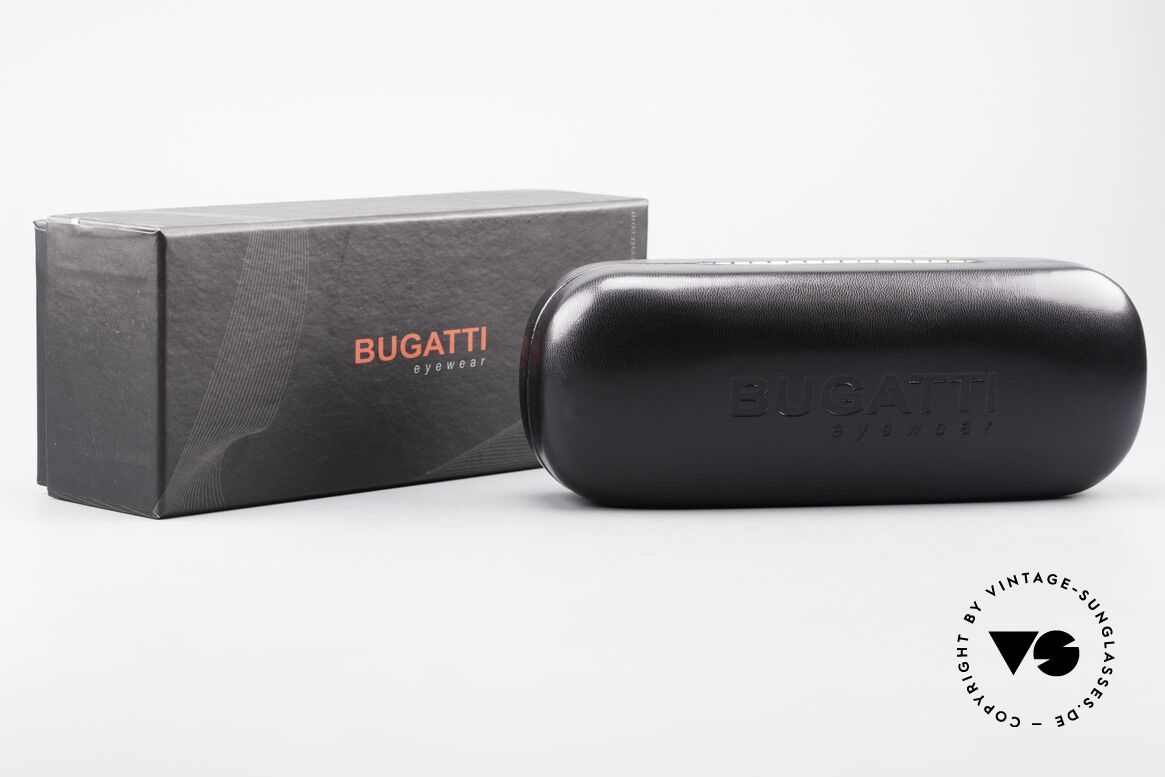 Bugatti 520 Ebony Wood Titanium Frame, Size: medium, Made for Men