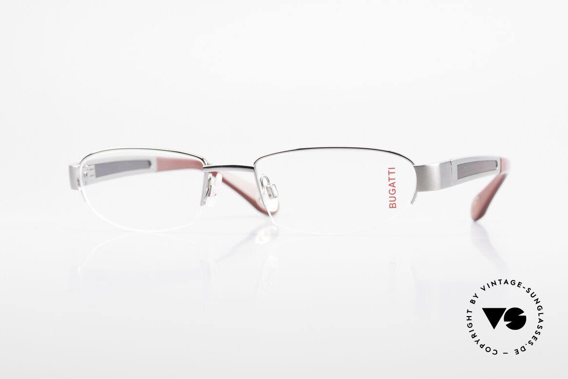 Bugatti 520 Ebony Wood Glasses Ruthenium, BUGATTI luxury eyeglasses of incredible top-quality, Made for Men