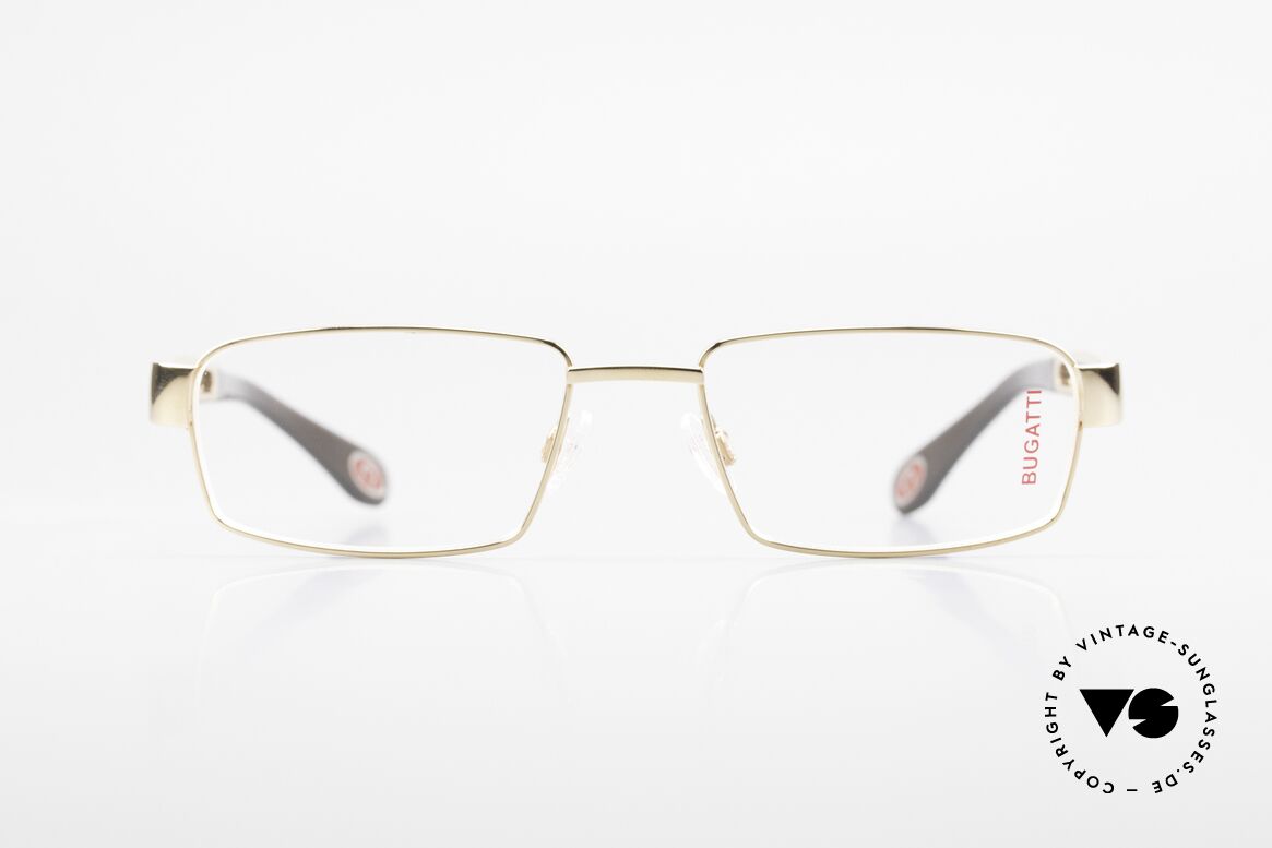 Bugatti 525 Titanium Frame Carbon Gold, BUGATTI luxury eyeglasses of incredible top-quality, Made for Men