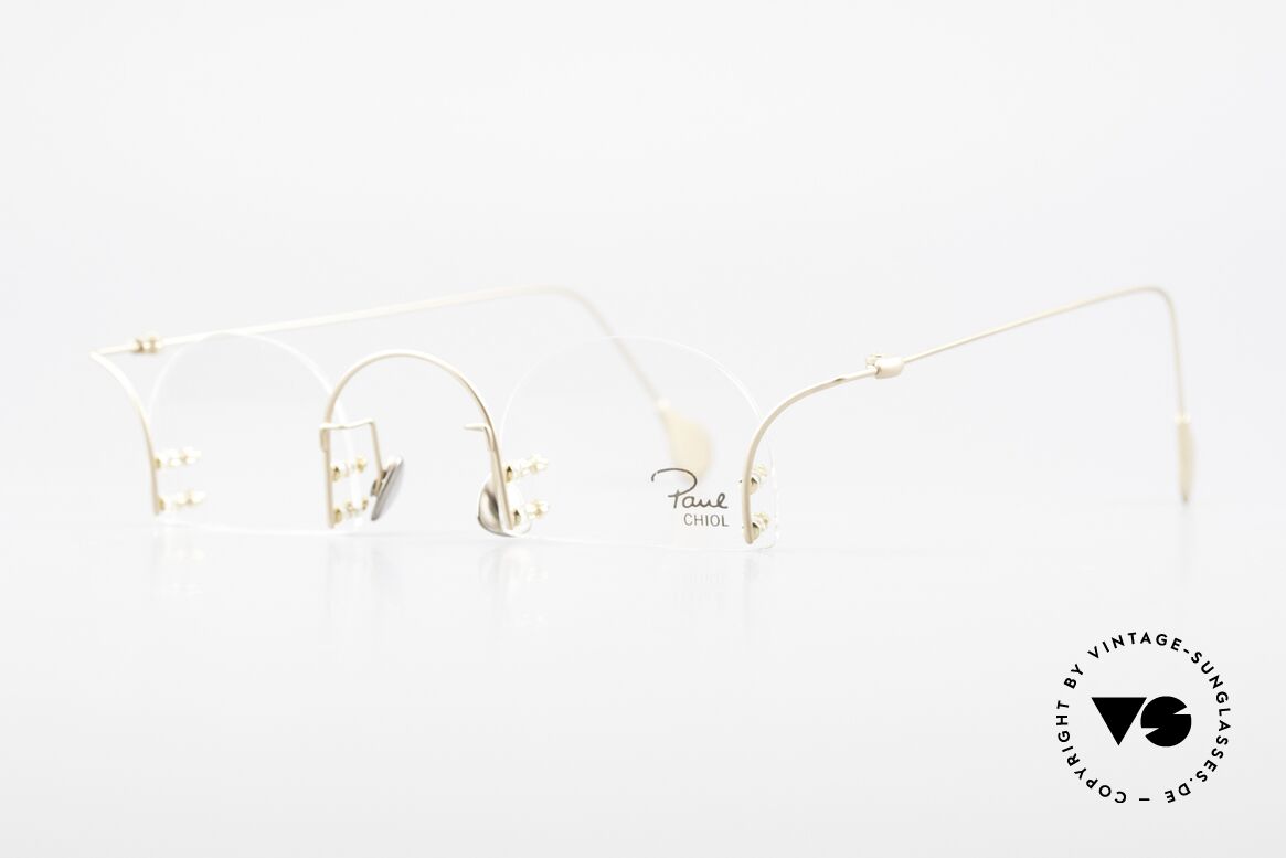 Paul Chiol 03 Unique Rimless Eyeglasses, filigree & cleverly devised design; simply chichi, Made for Men and Women