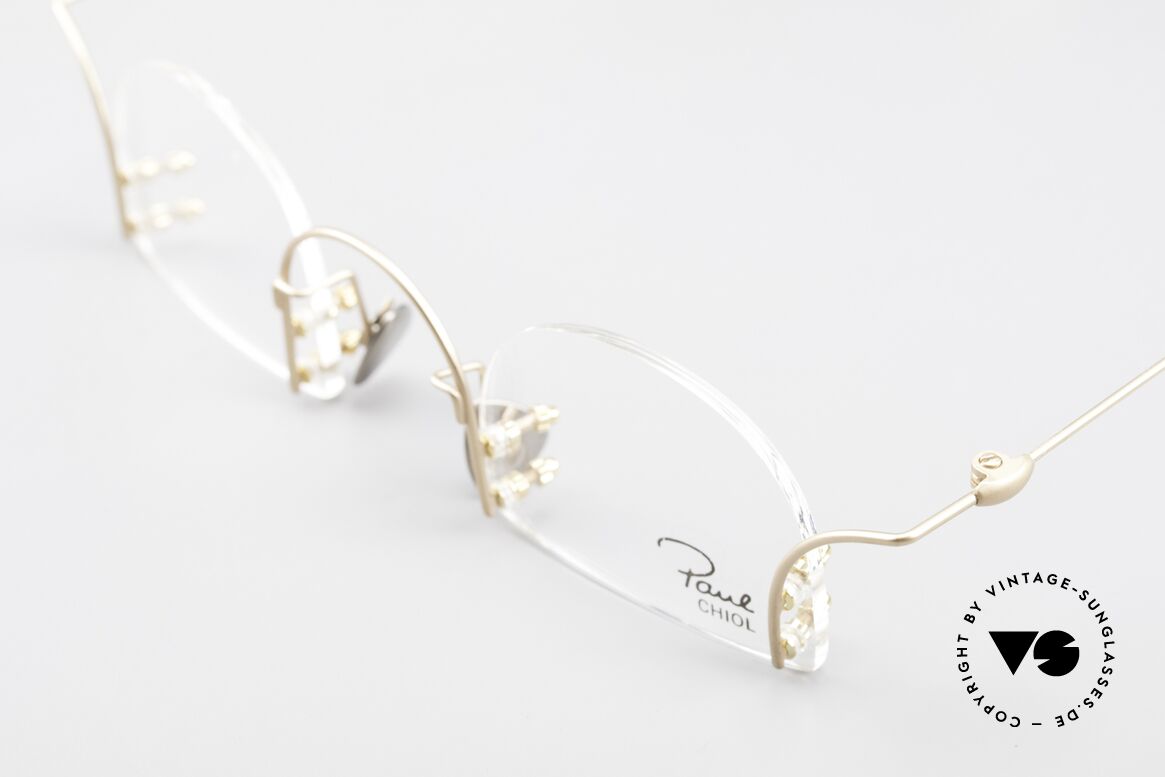 Paul Chiol 03 Unique Rimless Eyeglasses, an unworn masterpiece with orig. DEMO lenses, Made for Men and Women