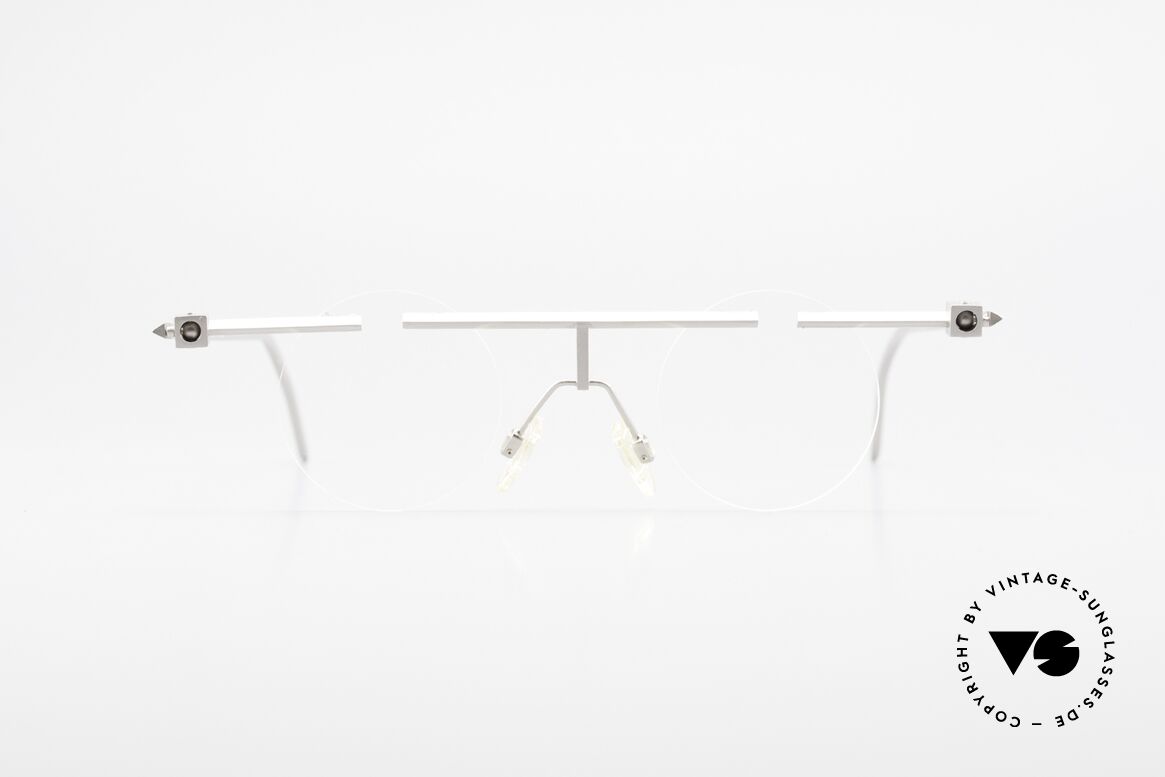 B. Angeletti Sammlerstück Bauhaus Frame Limited Edition, precious eyeglasses by Barbara ANGELETTI from 1993, Made for Men and Women